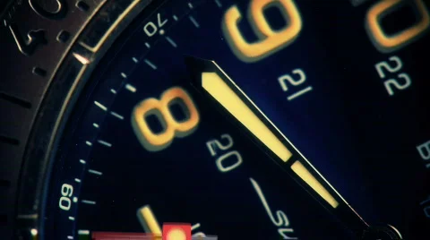 Watchface Macro HD Stock Footage 505624