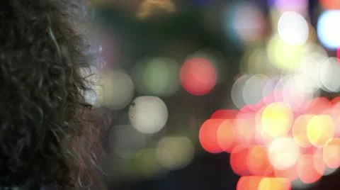 Watching City Lights Stock Footage 22784481