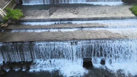 Watching Closely Water Fall Stock Footage 146999501