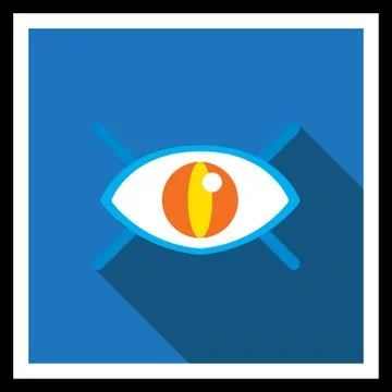 Watching eye icon Stock-Illustration