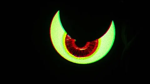 The Watching Eyes: A Looping Animation Stock Footage 302478464