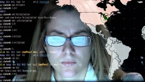 Watching global data Stockbeeldmateriaal 200142904