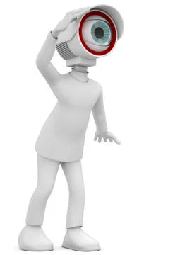 Watching Stock Illustration