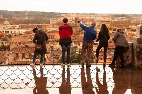 Watching Rome Stock Photos