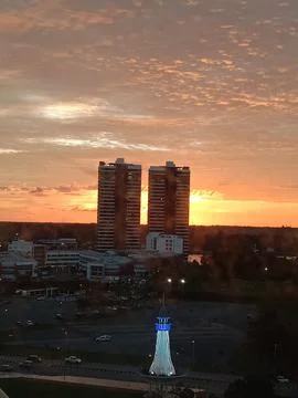 Watching the sun go down 写真素材