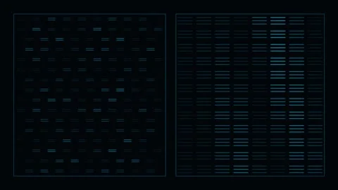 Watchlist Rows Update In Place Across A Dark Terminal Stock-Footage 344513421