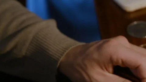 Watchmaker repairing clockwork Stock Footage 72746693