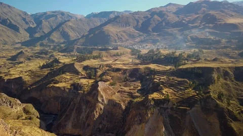 Watchpoint in Colca Valley Stock Footage 121500227