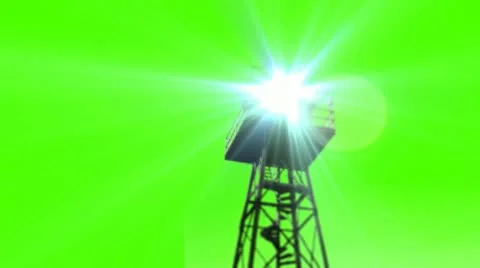 Watchtower Guard Tower Stock Footage 14437239