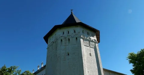 Watchtower monastery Stock Footage 77730150