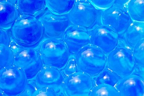 Water absorbent bubbles as a background Stock Photos