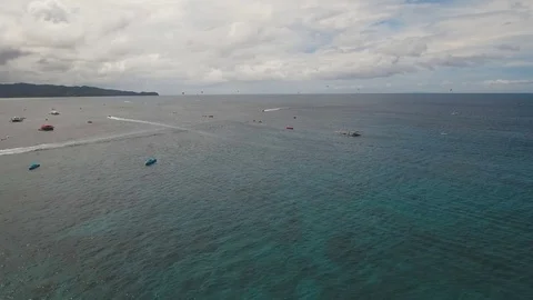 Water activities at sea Stock Footage 101455779