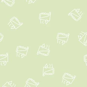 Water add line seamless pattern Stock Illustration