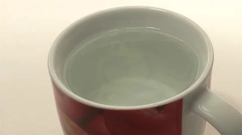 In water affects a warning sign of contamination. Stock Footage 2306113