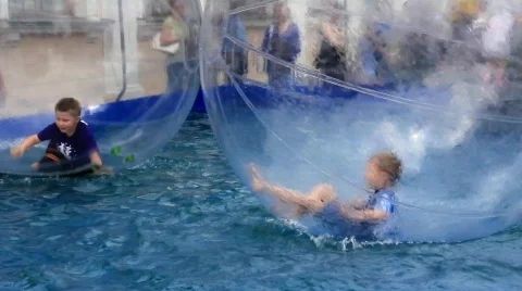 Water amusement Stock Footage 737161