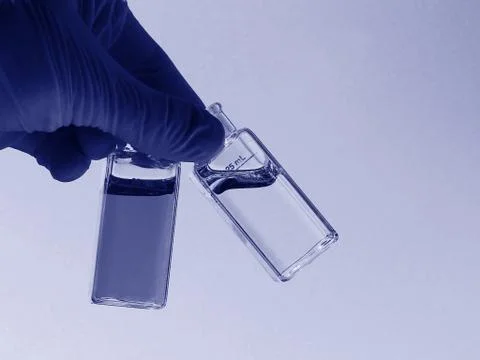 Water analysis 스톡 사진