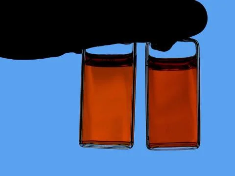 Water analysis 스톡 사진