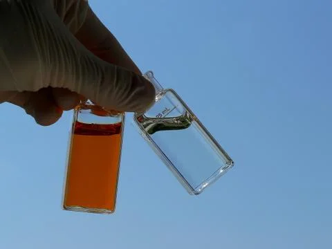 Water analysis Foto stock