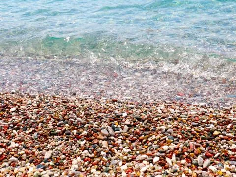Water and the beach Stock Photos
