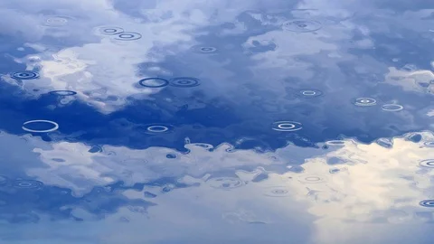Water and drops Stock Footage 106393571
