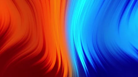 Water and Fire Abstract Flowing Wave Background Animation Stock Footage 338115573