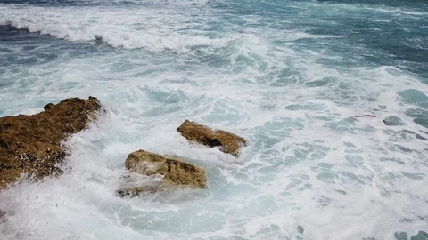 Water and Rock Stock Footage 101451038