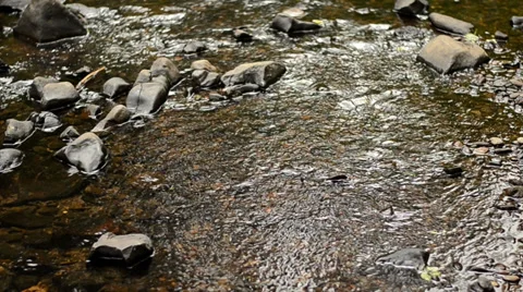 Water and Rocks Stock Footage 27313941