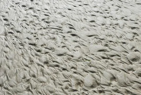 Water and sand pattern Stock Photos