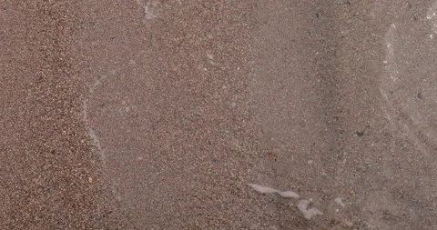 Water and sand surface texture. Slow motion looping clean beach sea ripples Stock Footage 154334739