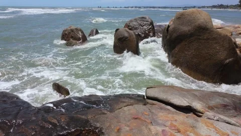 Water And Stone Stock Footage 313269487