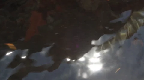Water and sun reflection texture Video stock 67728427