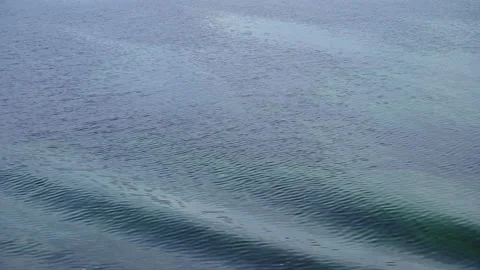 Water and waves created by the ship ProRes 4K Stock Footage 164200717