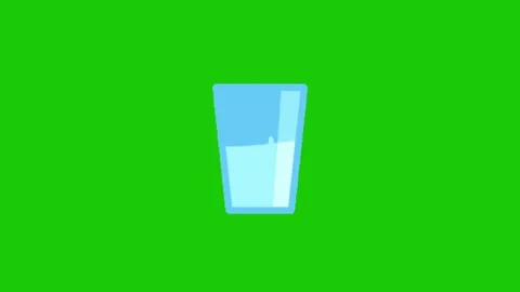 Water animation on green screen 스톡 동영상 332485508