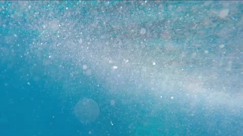 Water background with air bubbles. Stock Footage 144428650
