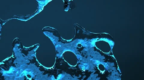 Water background animation FullHD Stock Footage 10726002