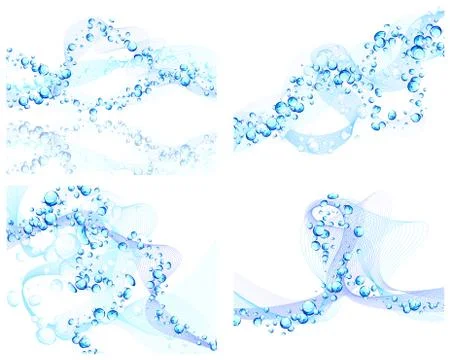 Water  background Stock Illustration