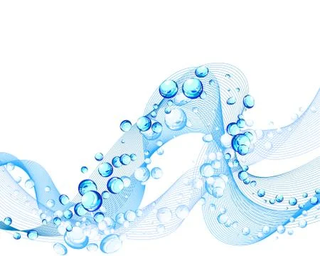 Water  background Stock Illustration