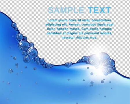 Water Background Stock Illustration