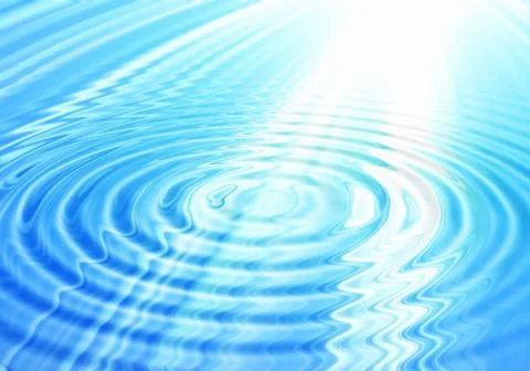Water background with rays of light blue abstract water background with ra... Stockfoto's