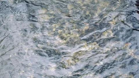 Water background. Top view on river water surface. Shiny water surface. Stock Footage 104433576
