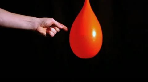 Water balloon bursting Stock Footage 18092186