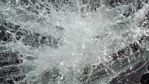 Water Balloon Exploding From Racket Smash Impact In Slow Motion Video stock 314302933