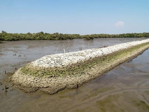 Water barrier Stock Photos