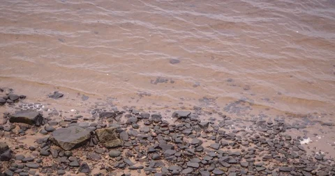 Water beach rocks  库存影片 116756663