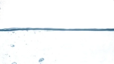 Water beginning to boil - slow motion Stock Footage 89651657