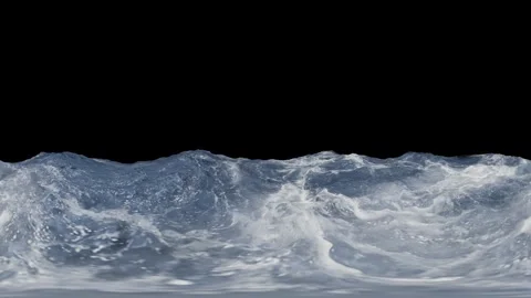 Water on a black background Stock Footage 267047510