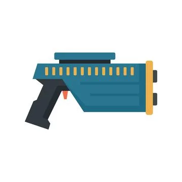 Water blaster icon flat isolated Stock Illustration