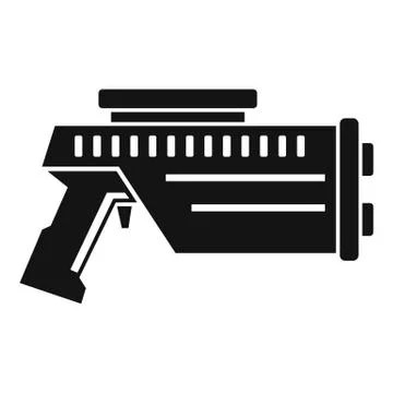 Water blaster icon, simple style Stock Illustration