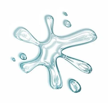 Water blot Stock Illustration