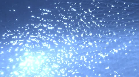 Water Blue Texture Light Sparkle Stock Footage 48869199